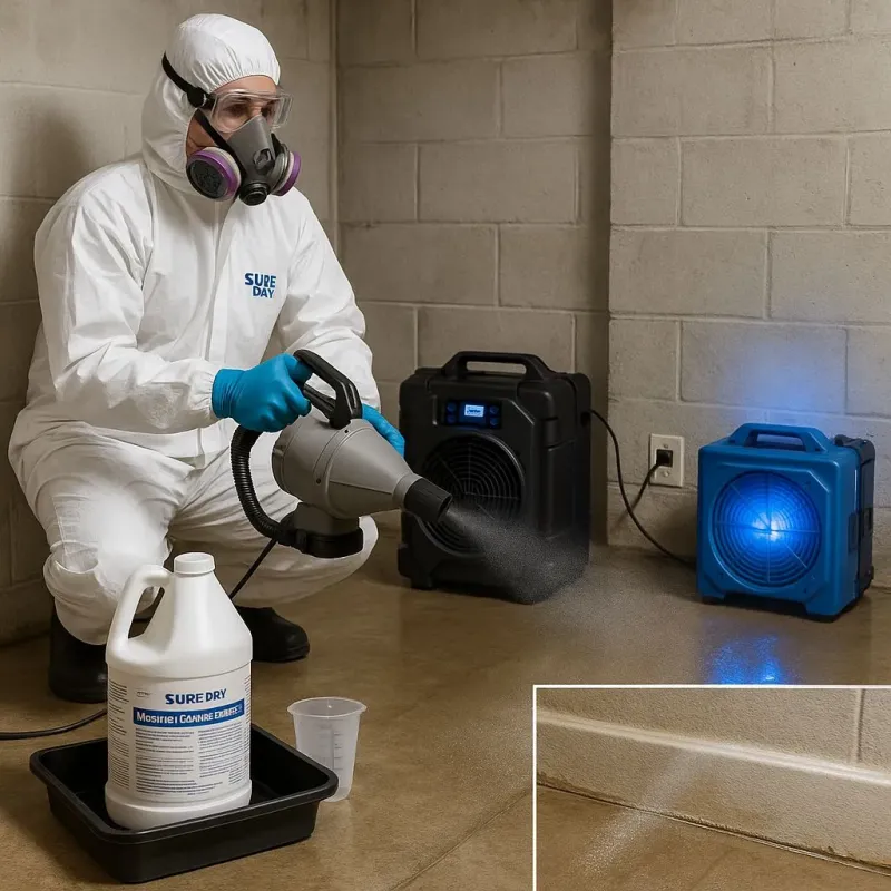 Sanitization and Odor Removal process in Chouteau, OK