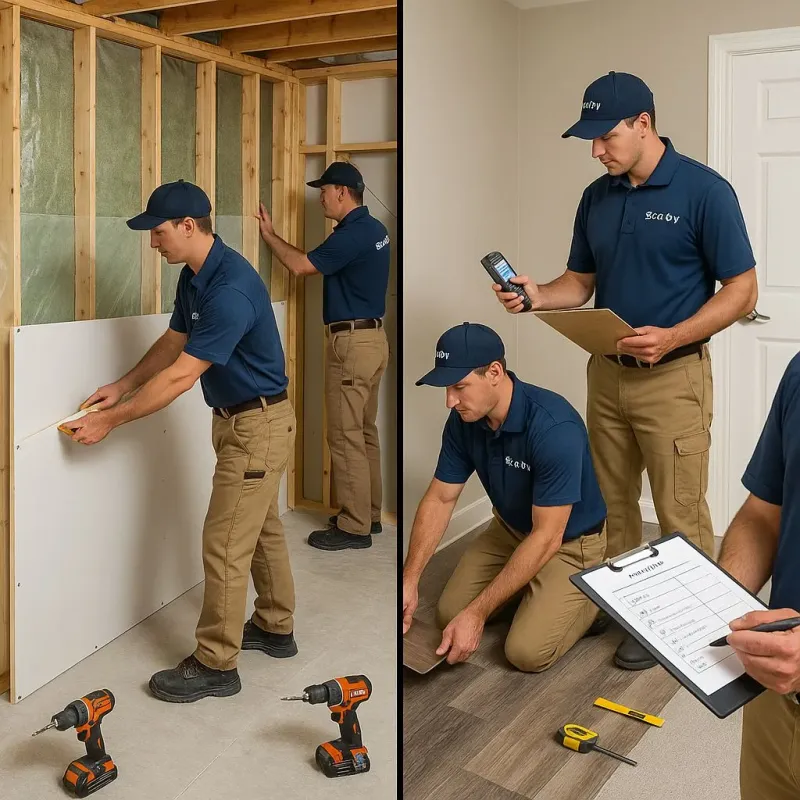 Repairs and Reconstruction process in Chouteau, OK